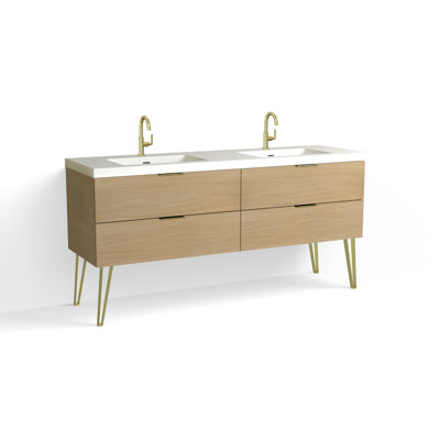 72 in. Handmade Double Vanity