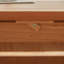 Bureau rectangulaire brun en bois massif avec 2 tiroirs-1896481947