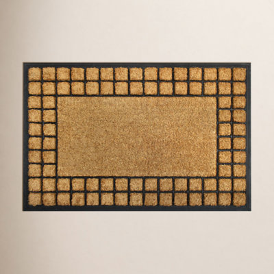 Eaton Non-Slip Geometric Outdoor Doormat