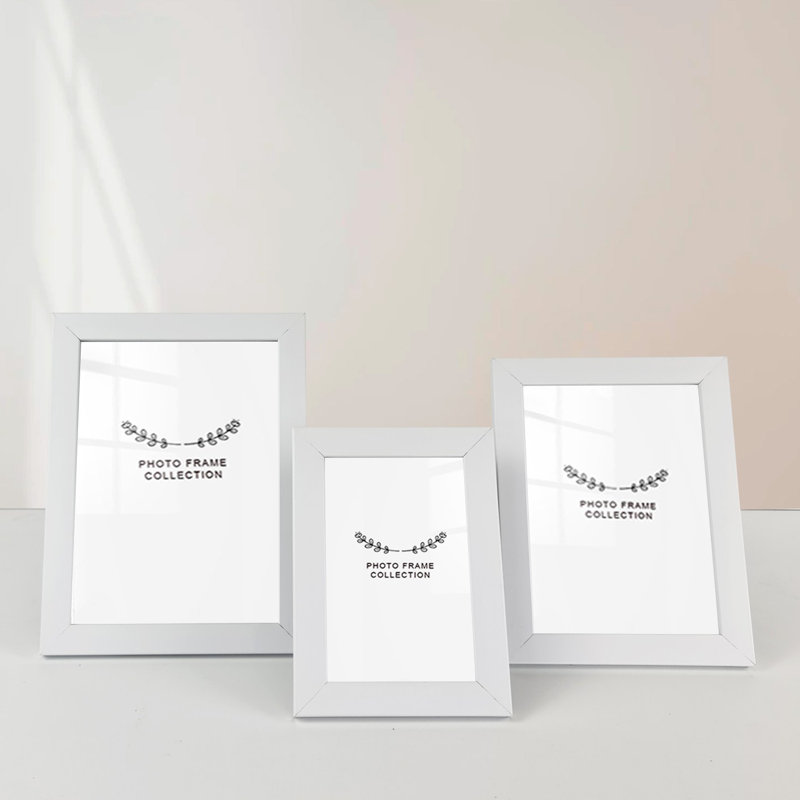 Cadre photo (3 pièces), Blanc