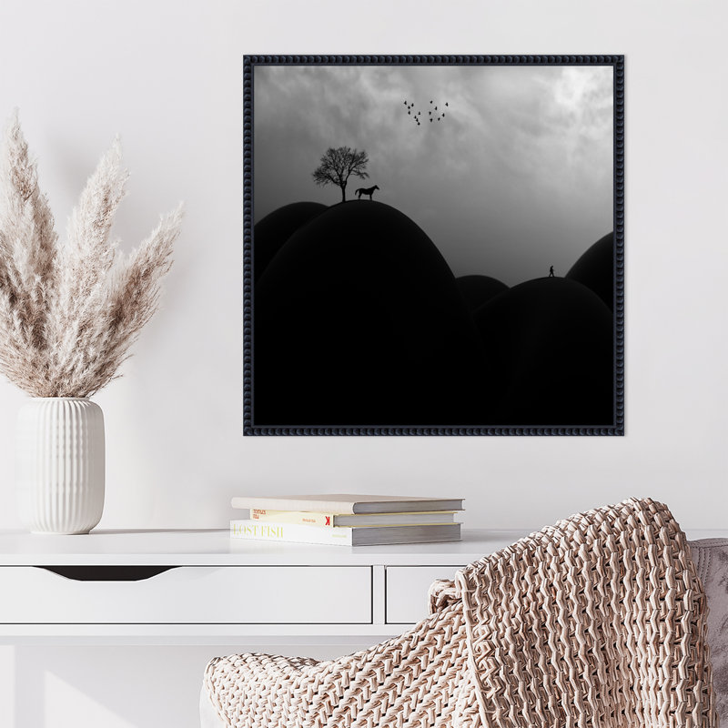 « We » de Nida – Reproduction sur toile encadrée, H 22 po x l 22 po