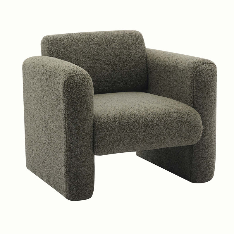 Canapé simple 33,86 po et coussin décoratif, structure en bois massif, capacité de 300 lb pour les petits espaces