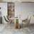 Light luxury simple family dining table sets-103104968