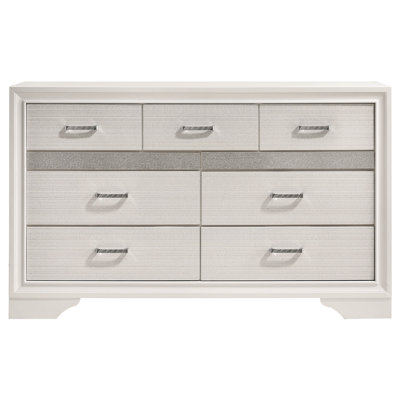 Commode double H 7 tiroirs H 63 po Hoya