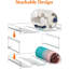 Organisateur de bouteilles d'eau empilable pour cuisine, armoire, garde-manger, très grande bouteille, peut contenir 8 bouteilles