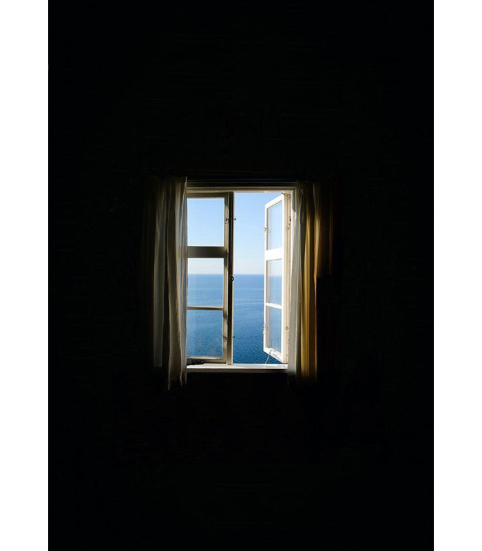 «Lark Manor ™ Cederberg, Marcus», reproduction d'art sur toile, vue sur l'océan - noir, H 18 po x l 14 po
