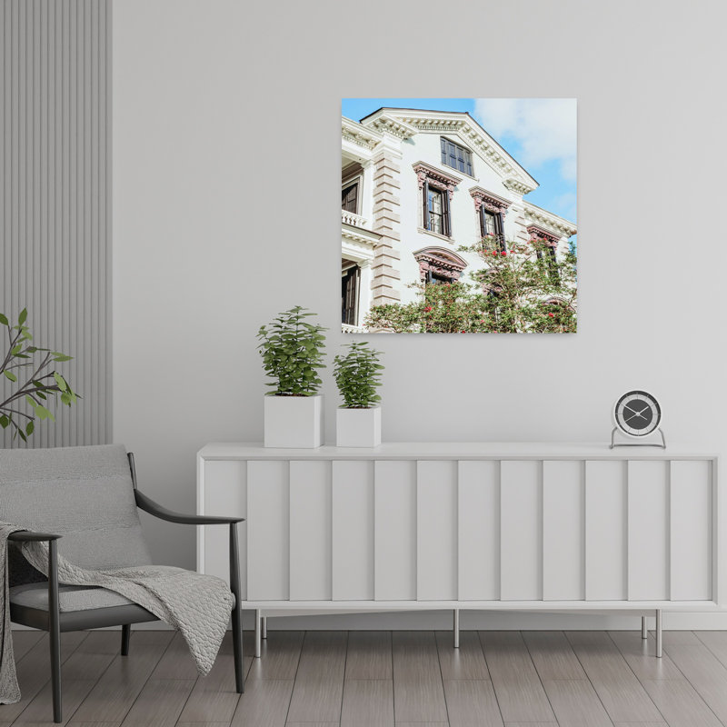Printemps à Charleston, architecture contemporaine, art printanier, H 24 po x l 24 po