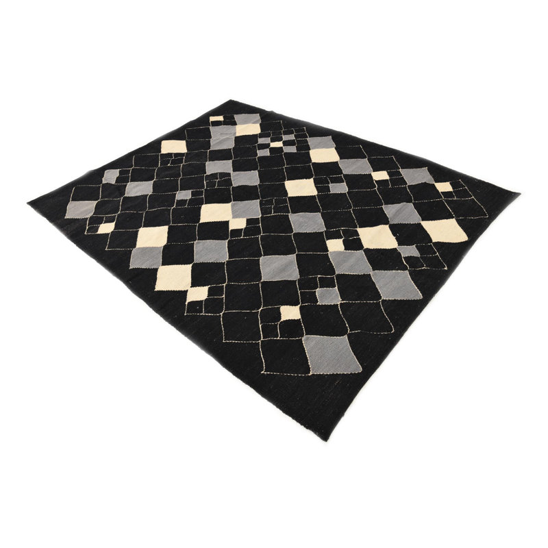 Tapis noir Noor