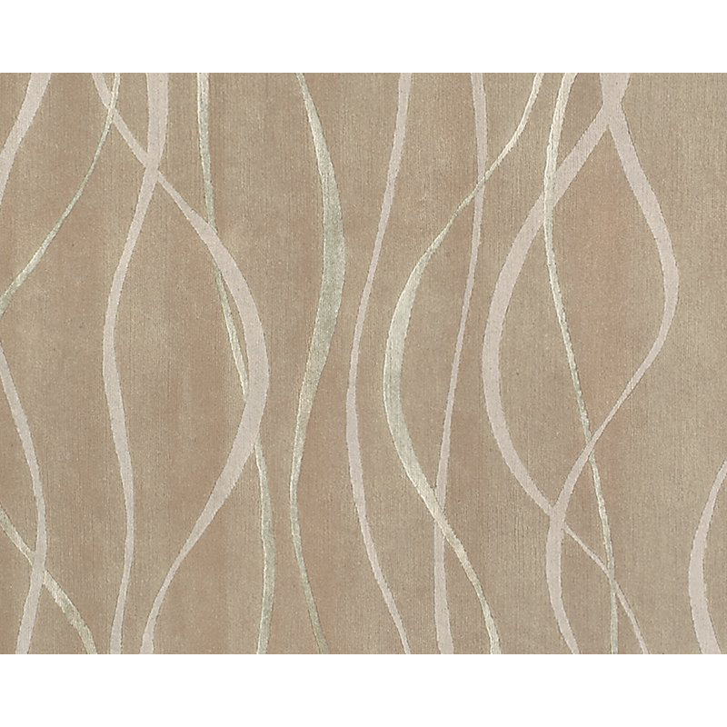 Ripple Shadow Abstract Area Rug in Beige/Neutral