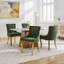 Chaises de salle à manger en chenille-450149808
