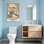 Bath and Laundry Owl lisant un journal dans la salle de bain