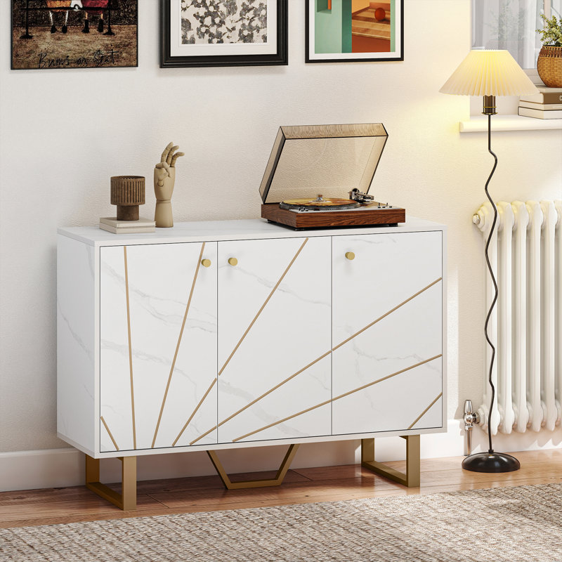 107cm Sideboard, White