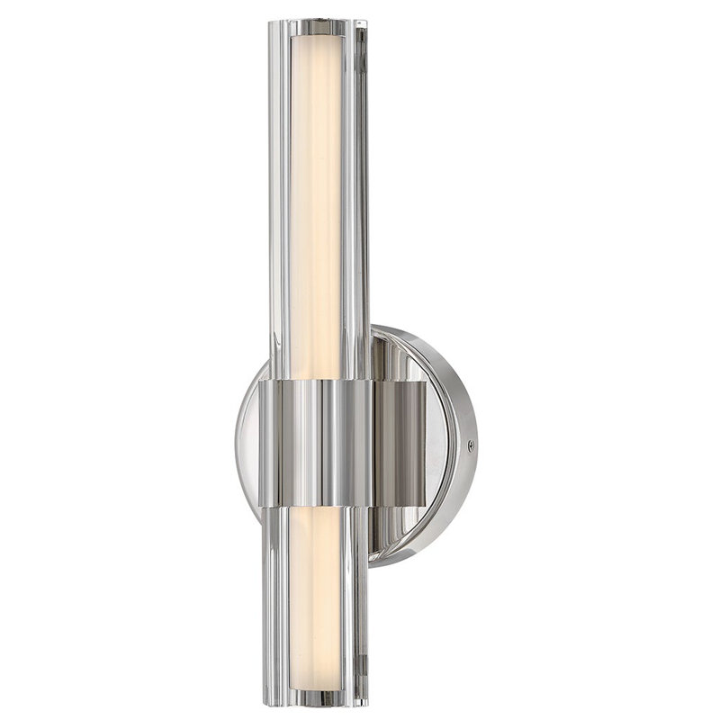 Georgette 1 - Light LED Bath Sconce, Polished Nickel