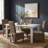 Angellique Mahogany Solid Wood Dining Table-91924516