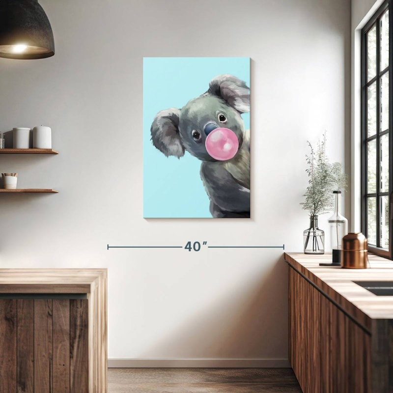 Ketti Koala Bubble Gum II, 36" H x 24" W