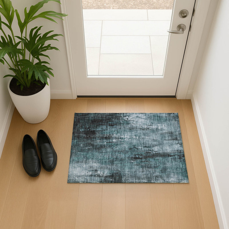 Premium Machine Washable Strinko AMF1683 Modern Rug, Rectangle 1'8" x 2'6"
