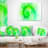Beautiful Bright Green Pattern - Abstract Printed Throw Pillow