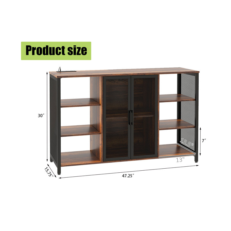 Armoire à vin à DEL avec station de charge