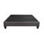 Contemporain 14 po Base de matelas plateforme, base de lit rembourrée, gris foncé-113432447