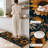 Sunflower Pattern Non-Slip Washable Kitchen Mats