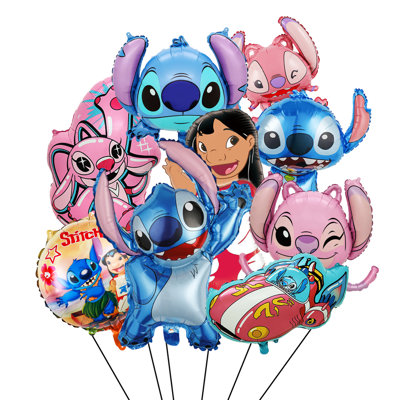 Décorations de fête d'anniversaire, 8 ballons en aluminium