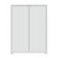 Chadwic Modern 2-door shoe cabinet, engineered wood, 74.5 cm W x 99.1 cm H x 34.9 cm D-124889366