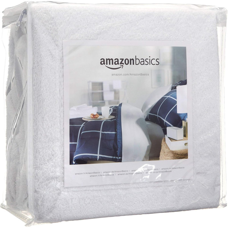 Protège-matelas imperméable pleine grandeur respirant lavable à la machine