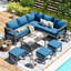 Aluminum Patio Furniture Set With Waterproof Cover