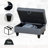Faux Leather Ottoman-77621949