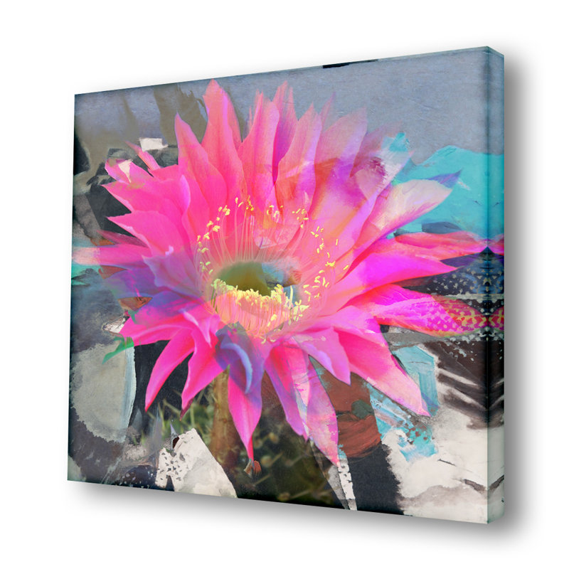 «Painted Petals L», reproduction sur toile tendue, H 30 po x l 30 po x P 1,5 po