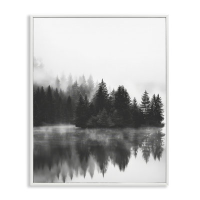 Dark Tree Reflections Giclee Art by Petal Prints Design