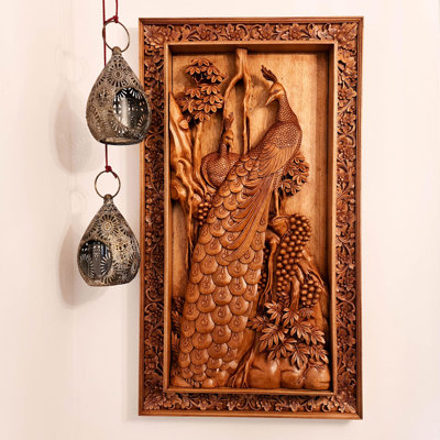 Handmade Wall Decor on Solid Wood