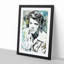 Burt Lancaster in Abstract - Picture Frame Graphic Art Print-55680650-55680652