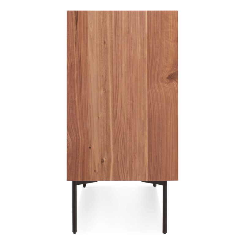 Peek 49'' W Solid Wood Sideboard, Rustic Walnut