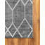Tapis intérieur rectangulaire en polyester tissé à la machine à motif abstrait Eshin-463473563