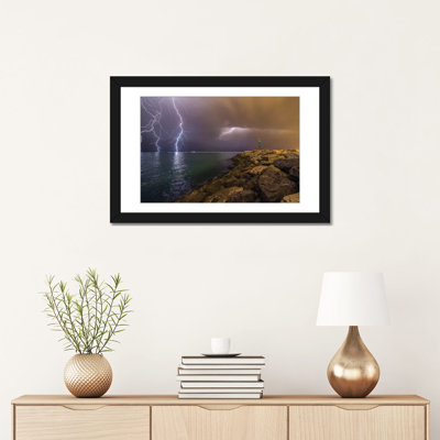 « when lightning strike », reproduction de photo sur toile