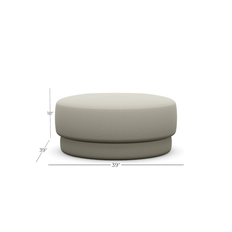 Cremini Large Ottoman, Sugar Shack 120501