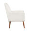 Accoudoir en velours doux au toucher - Style moderne Mid-Century et durabilité Fauteuil confortable avec siège en mousse