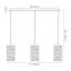 Esmira 3 - Light Polished Chrome Kitchen Island Pendant