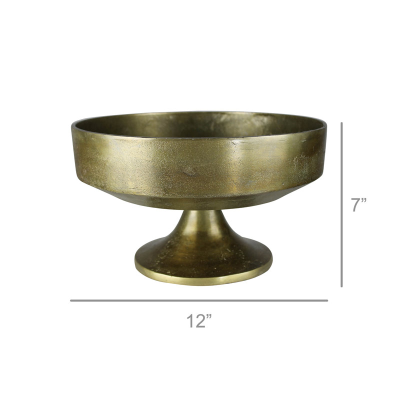 Aluminum Pedestal Bowl 1