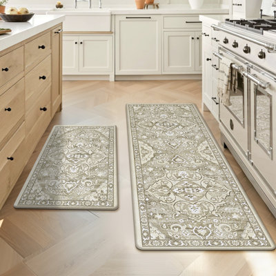 Jainiyah Anti-Fatigue Non-Skid Waterproof Kitchen Mat (Set of 2)