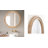 Larina Solid Wood Round Mirror-1905078517