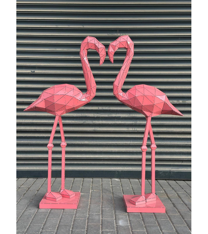 Statue de flamant rose - XL, Pink