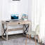 Bureau d'ordinateur, bureau de travail de 112 cm (44 pouces) pour la maison ou le bureau, poste de travail de style champêtre avec tiroir de rangement