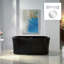 Baignoire de trempage incurvée en acrylique autoportante 59 po. X 29,52 po.-100481067-89090731