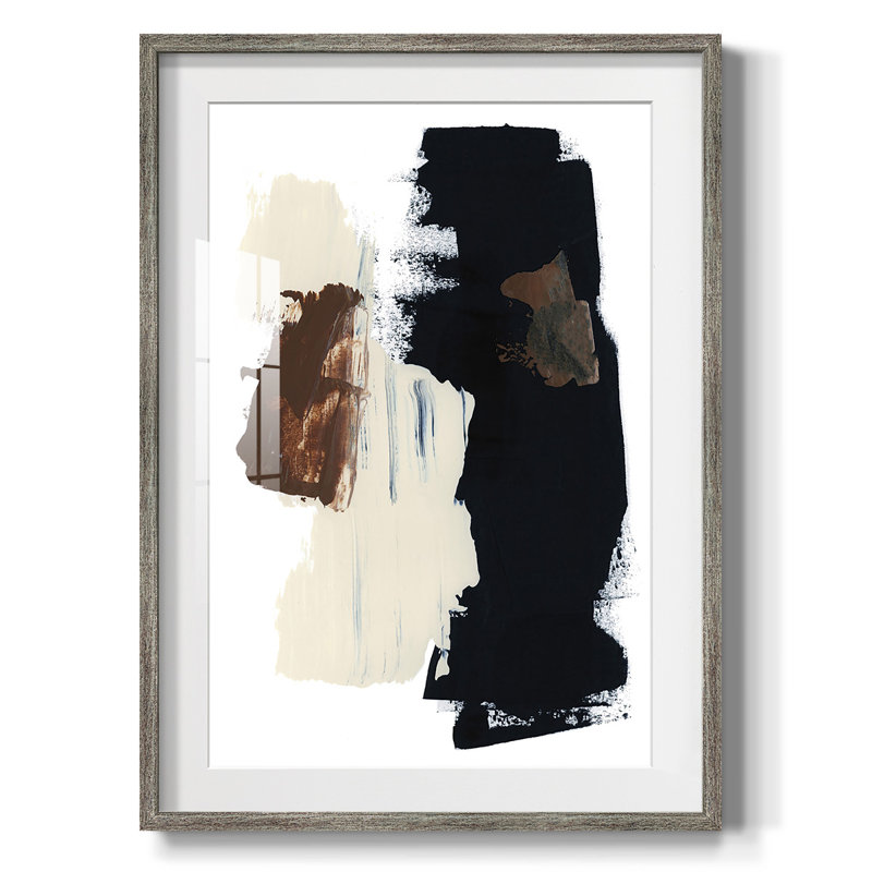 Goldenrod Patch II - impression encadrée, Distressed, 25.5" H x 17.5" W