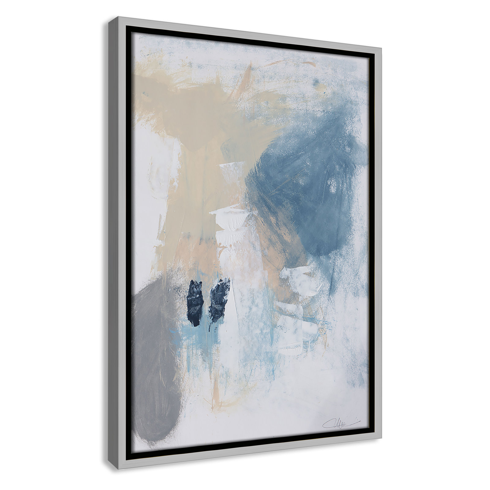 Coastal Carnival II Print by Casa Fine Arts, No Mat, 19.5" H x 13.5" W x 2" D, Silver Floater Framed Canvas