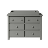 Milk Street Baby  Branch Double Dresser (Stone Grey)