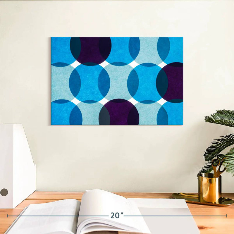 Cercle abstrait Avery, H 8 po x l 12 po