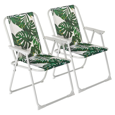 Harbour Housewares - Folding Metal Beach Chairs